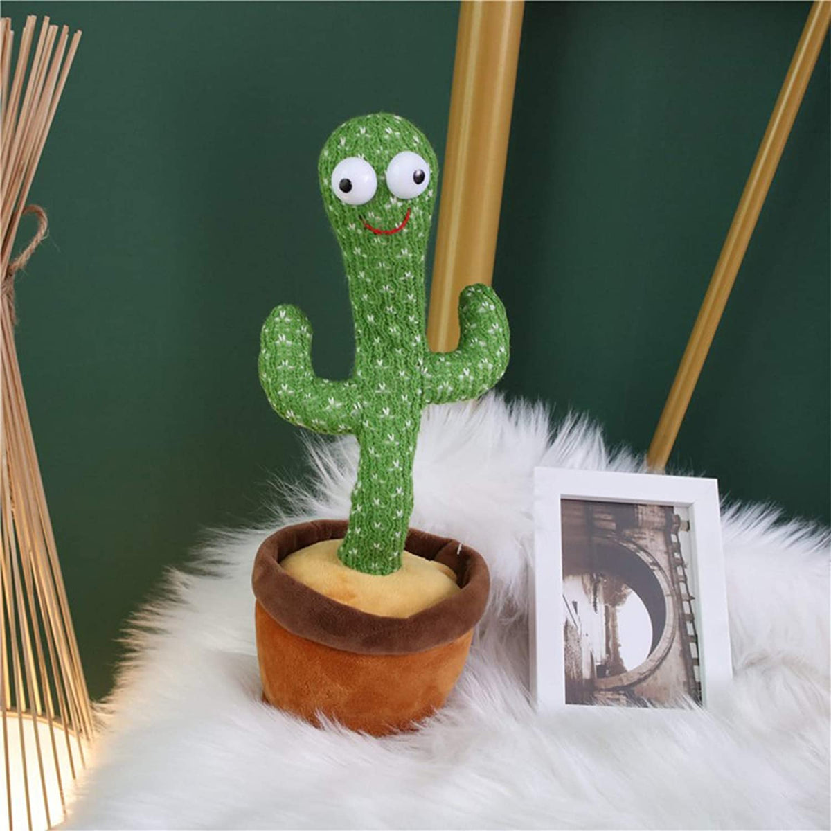 Dancing and Talking Cactus - Large Green