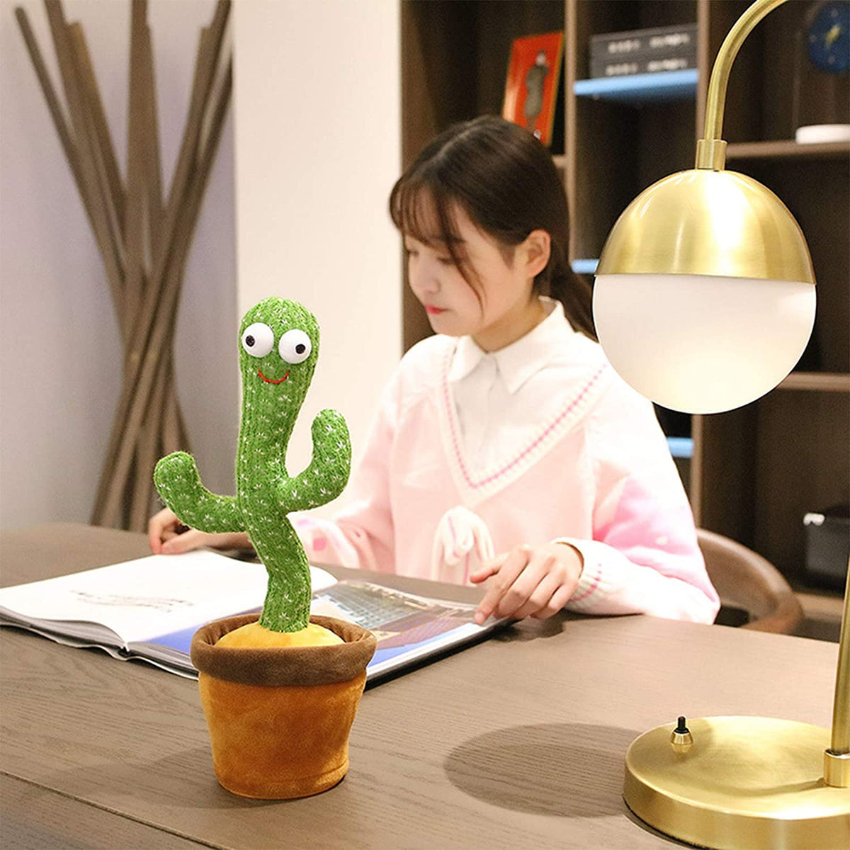 Dancing and Talking Cactus - Large Green