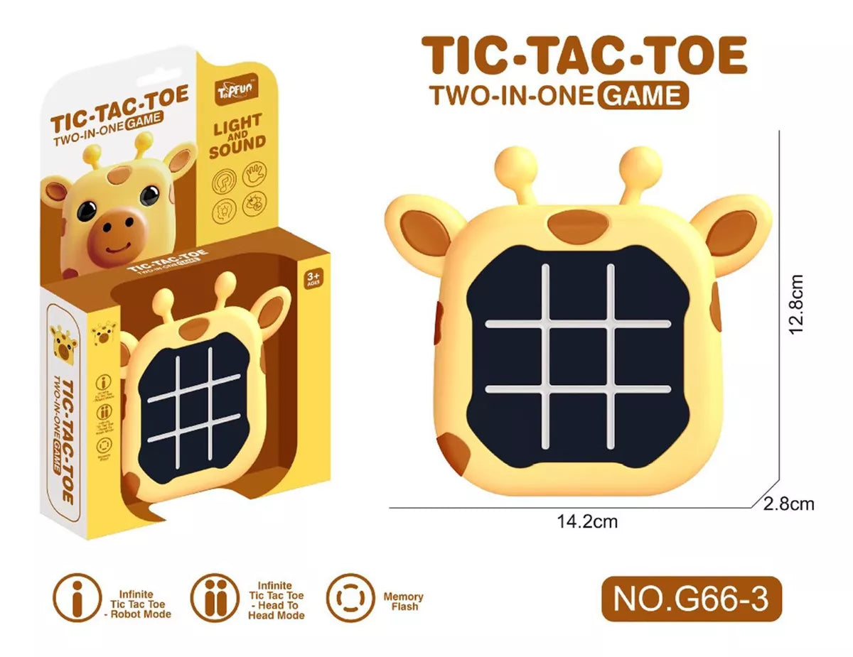 Giraffe Tic-Tac-Toe Digital Game