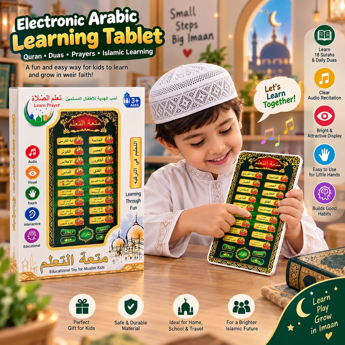 Electronic Arabic Learning Tablet for Kids