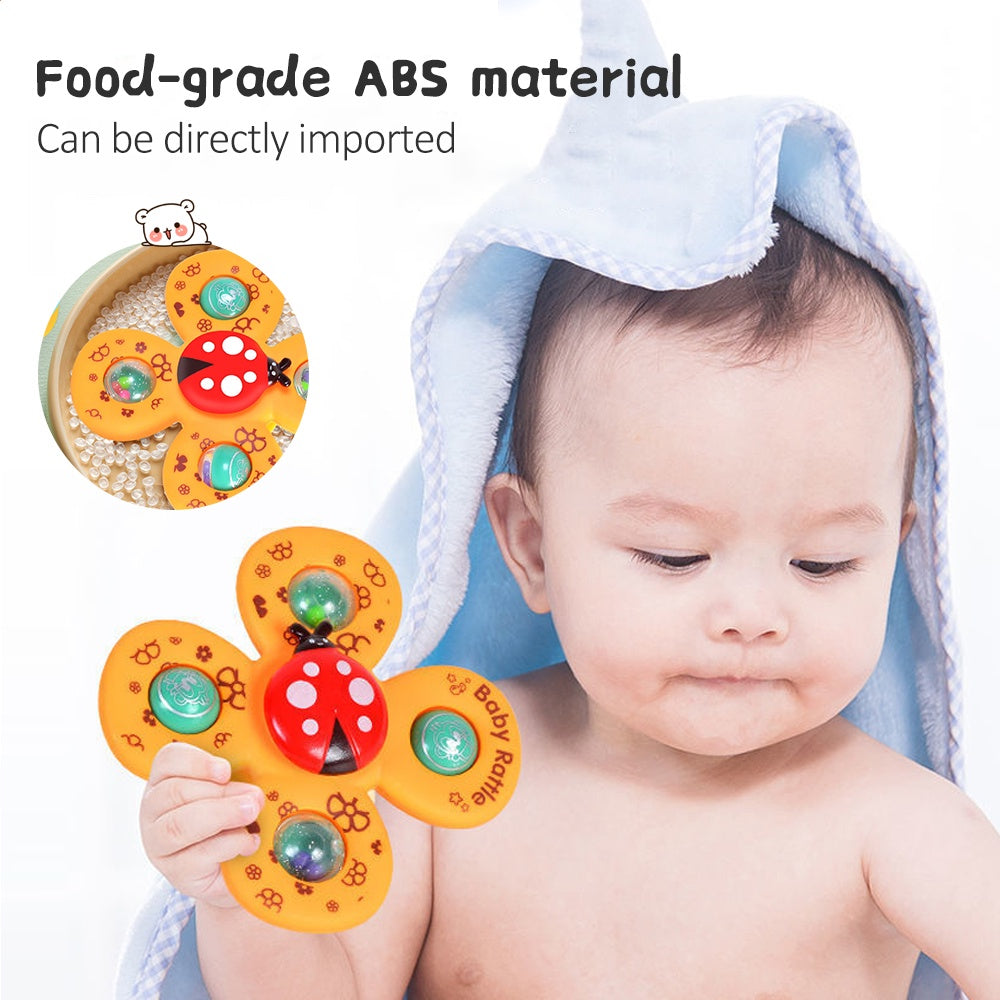 3in1 Delicate Sound Baby Girl Rattle Set